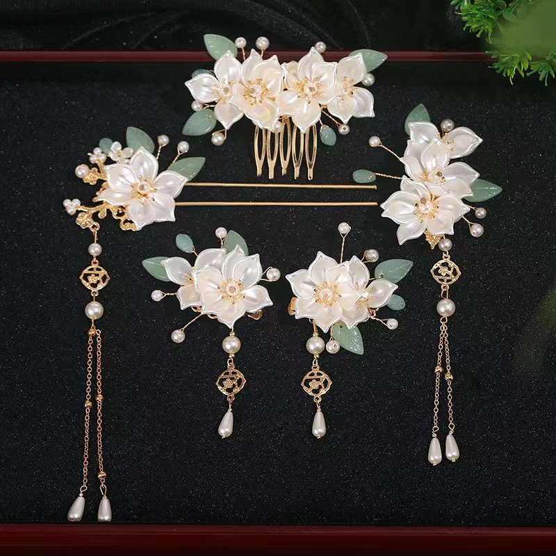 Hair Care Japanese - Ensemble d'accessoires pour cheveux style Hanfu