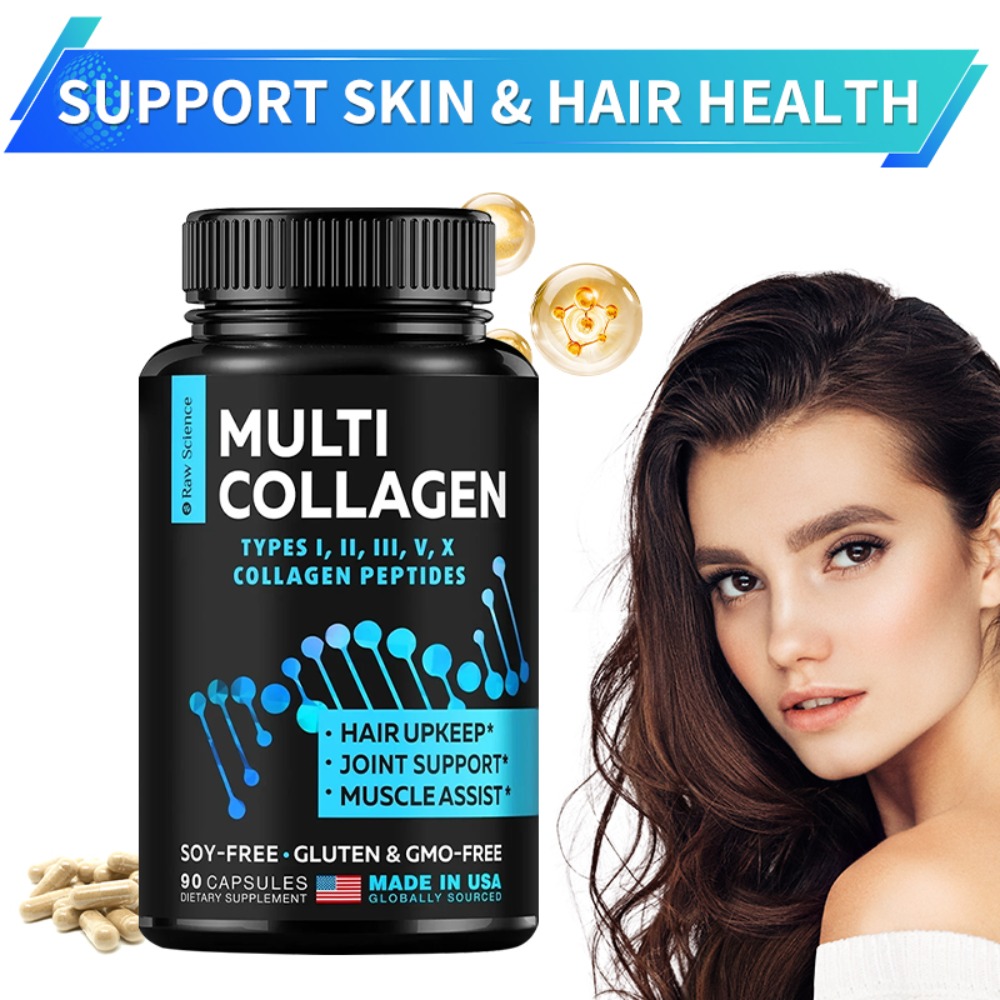 Hair Care Collagen - Complément multi-collagène - Capsules pour le