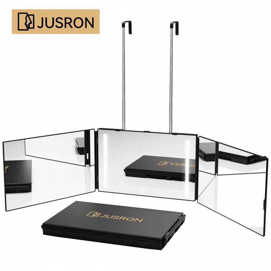 Hair Care Gift - Miroir de coiffure à 360°, verre