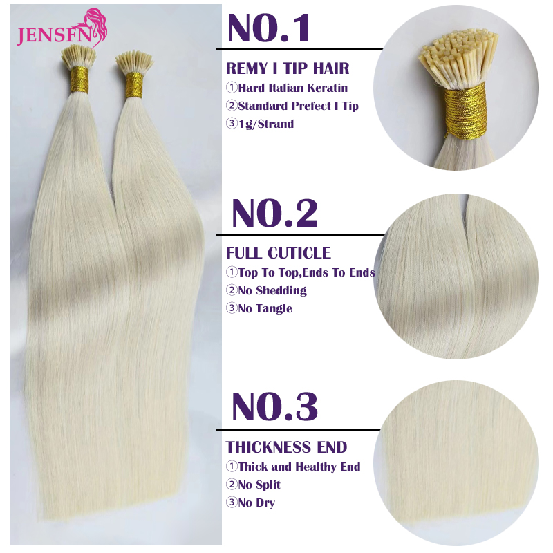JENSFN I Tip Extensions de che - Hair Care Keratin avis et prix