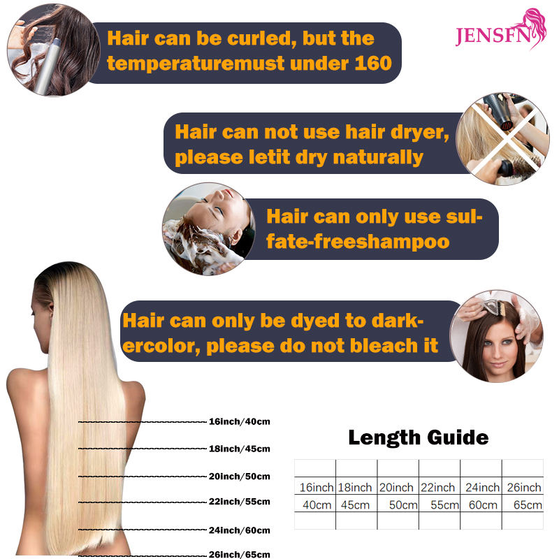 JENSFN I Tip Extensions de che - Hair Care Keratin avis et prix