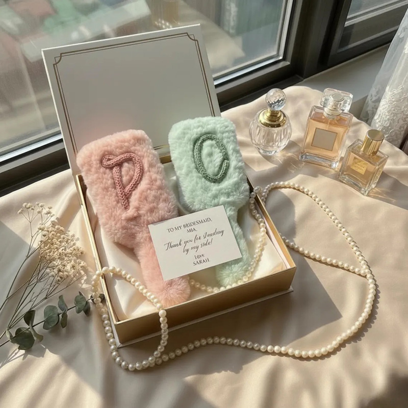 Brosse à cheveux en peluche pe - Hair Care Gift avis et prix